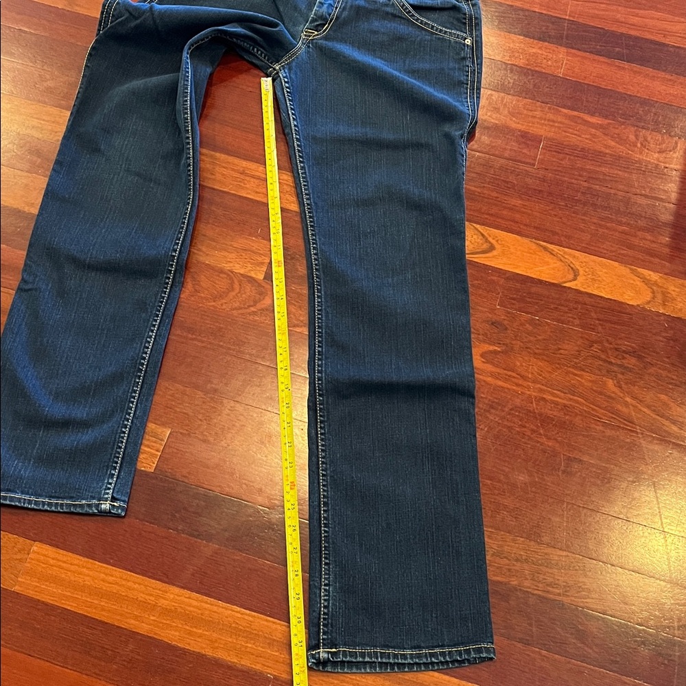 Womens 32 Hudson Straight leg dark blue jeans - Picture 7 of 11